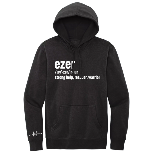 ezer - HOODIE (BLACK)