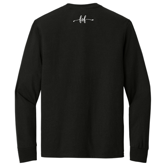 DON'T MATCH ENERGY. BEAR FRUIT. - LONG SLEEVE T-SHIRT (BLACK)