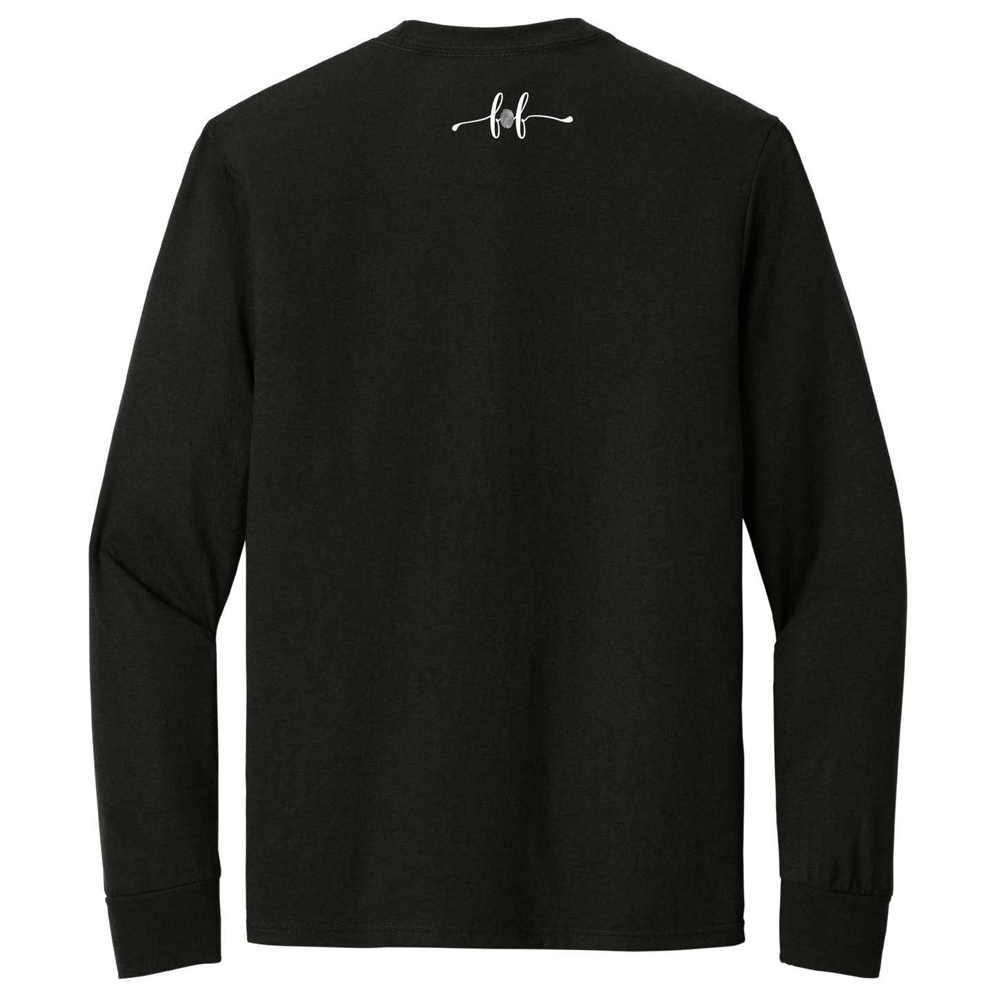 DON'T MATCH ENERGY. BEAR FRUIT. - LONG SLEEVE T-SHIRT (BLACK) SCRIPT